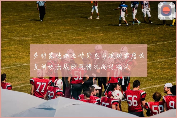 多特蒙德施洛特贝克与埃姆雷詹恢复训练出战欧冠情况尚待确认